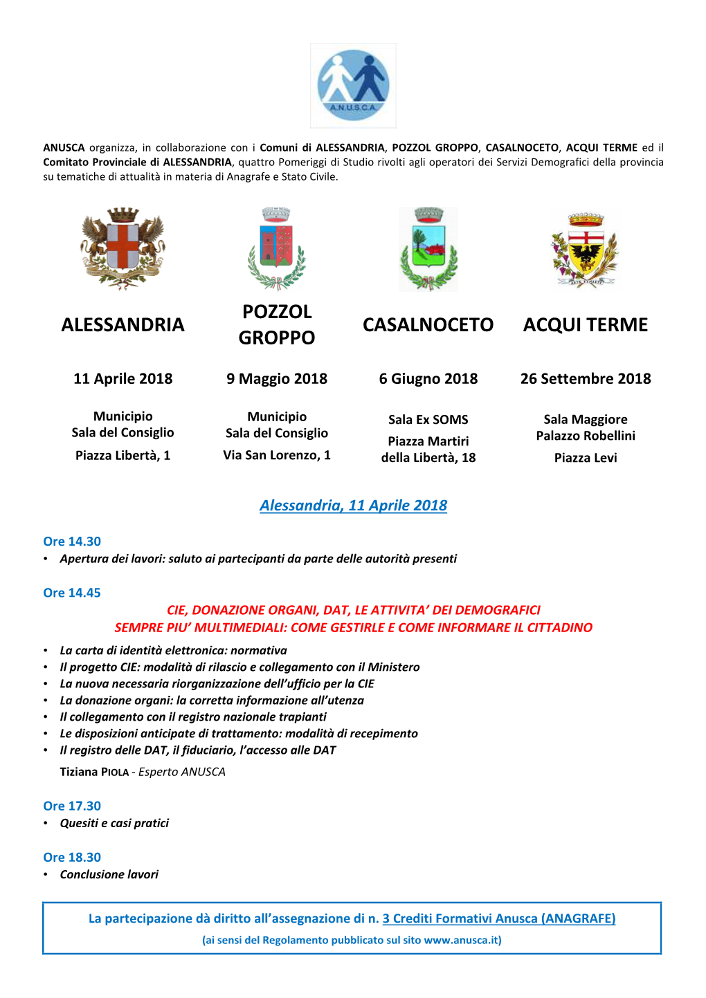 Alessandria Pozzol Groppo Casalnoceto Acqui Terme
