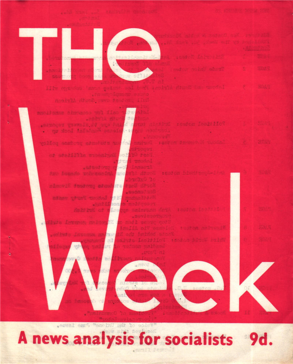 The Week V1 No. 26, June 25, 1964