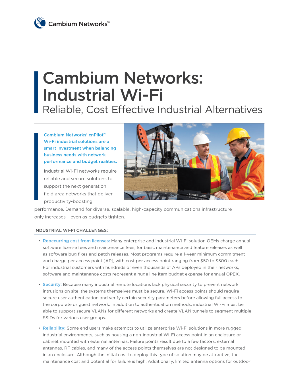 Industrial Wi-Fi Solutions