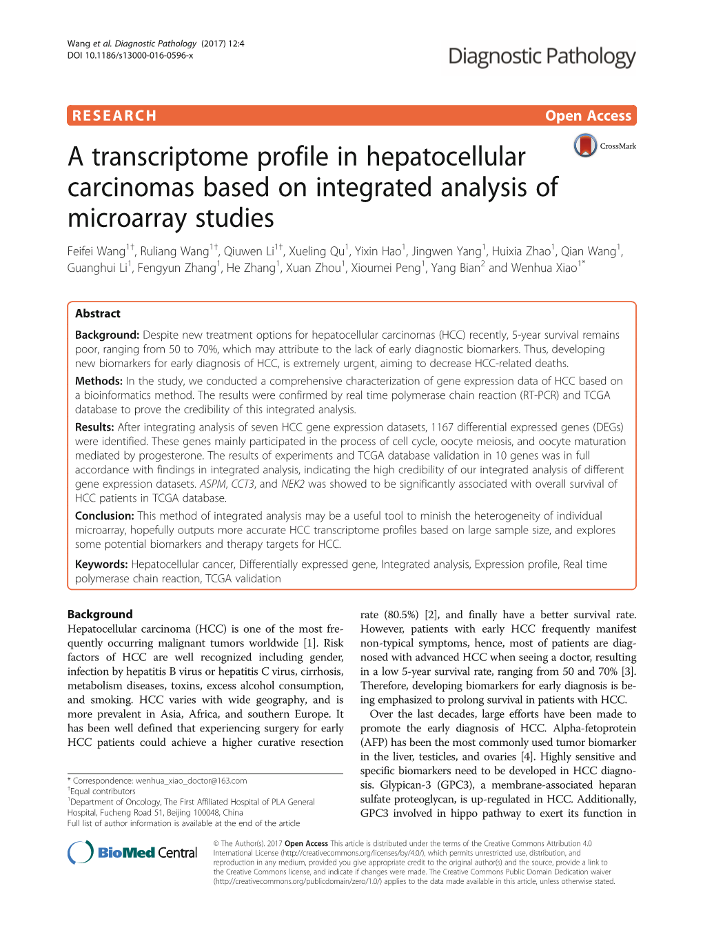 Downloaded in the Gene Tracted Using Rnaeasy Mini Kit (Qiagen, Valencia, CA) Expression Omnibus (GEO) Database