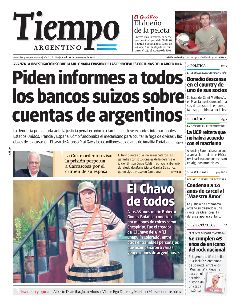 Piden Informes a Todos Los Bancos Suizos Sobre Cuentas De Argentinos