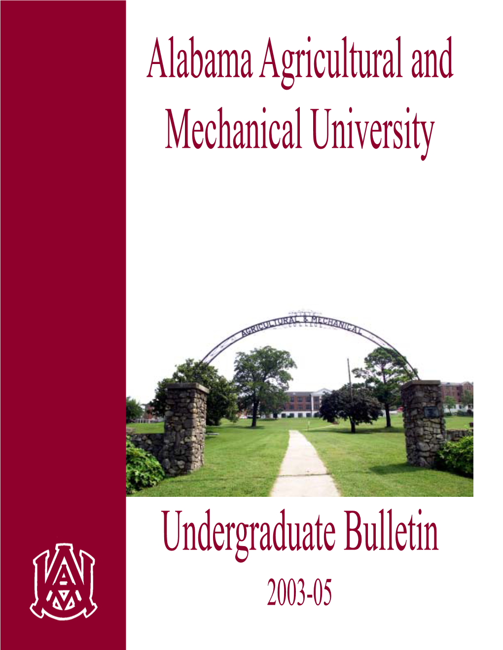 Undergraduate Bulletin 2003-2005