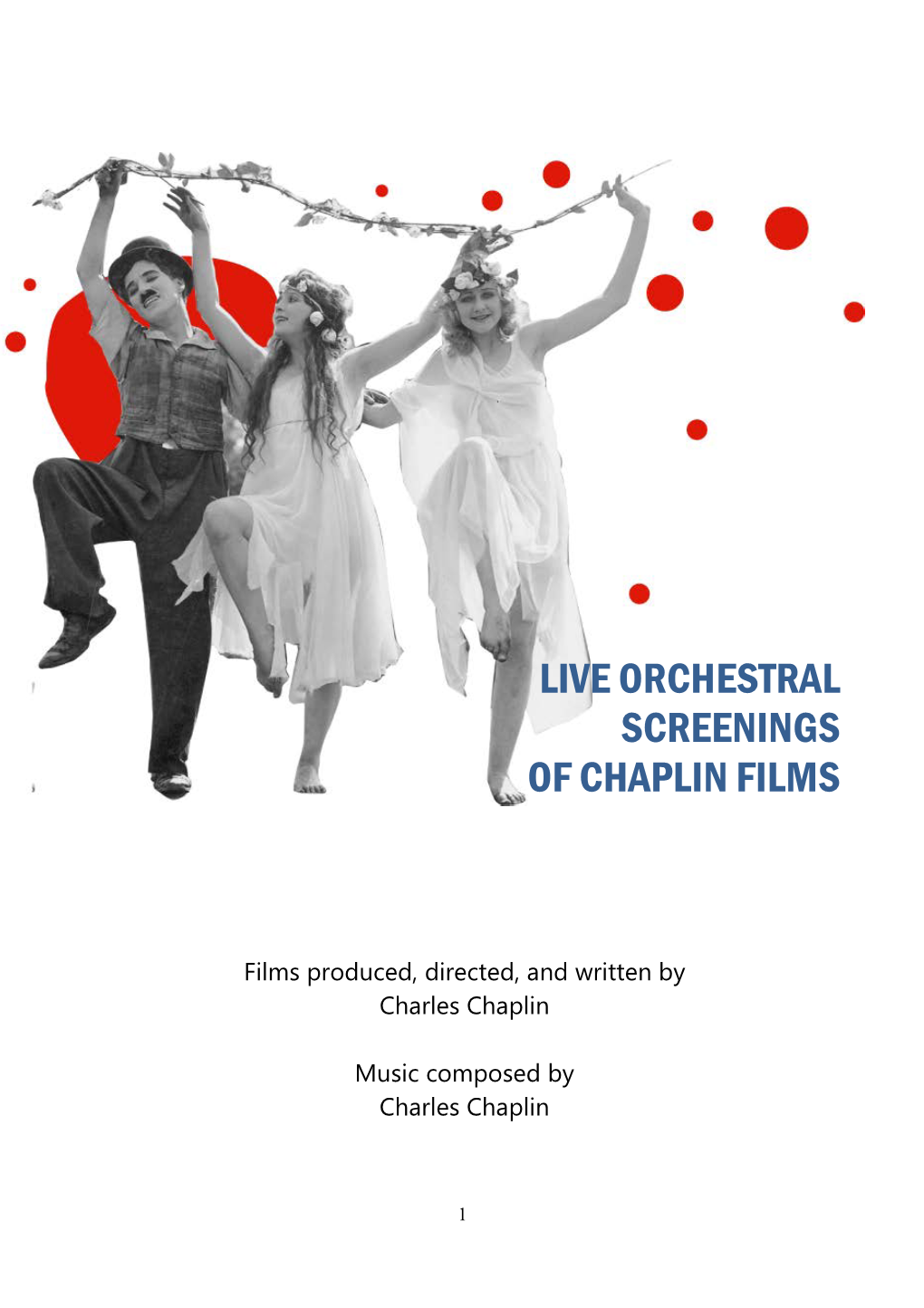 Live Orchestral Screenings of Chaplin Films