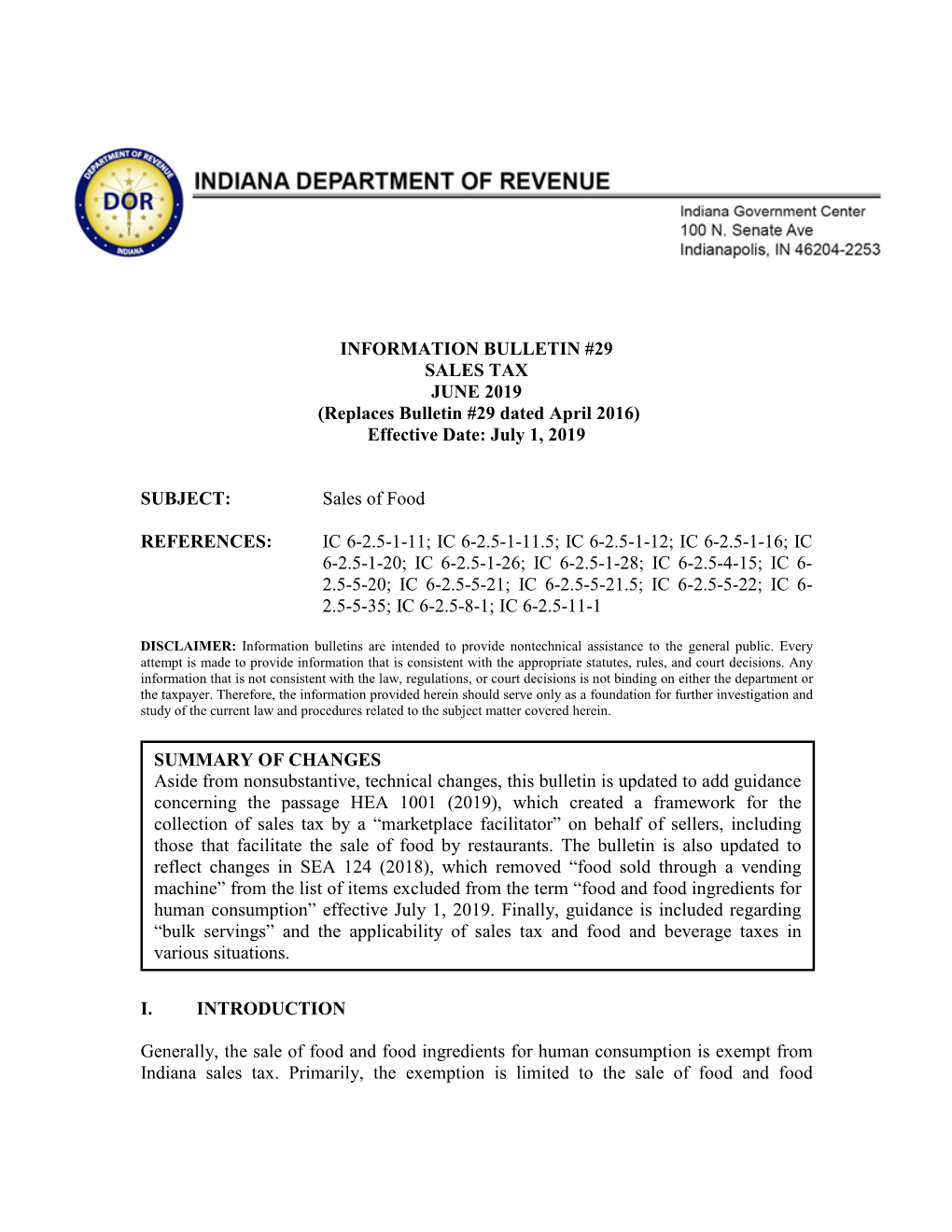 Sales Tax Information Bulletin #29 Page 2