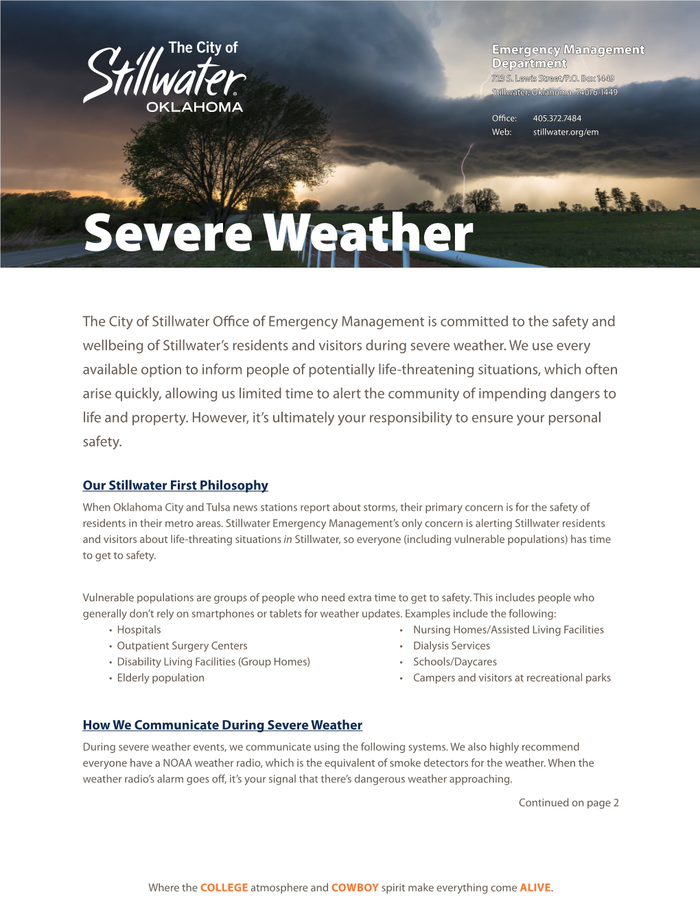 Severe Weather