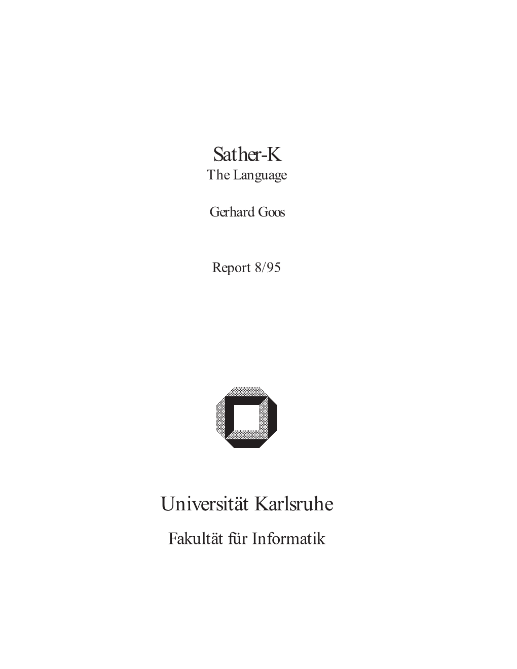 Sather-K Universität Karlsruhe