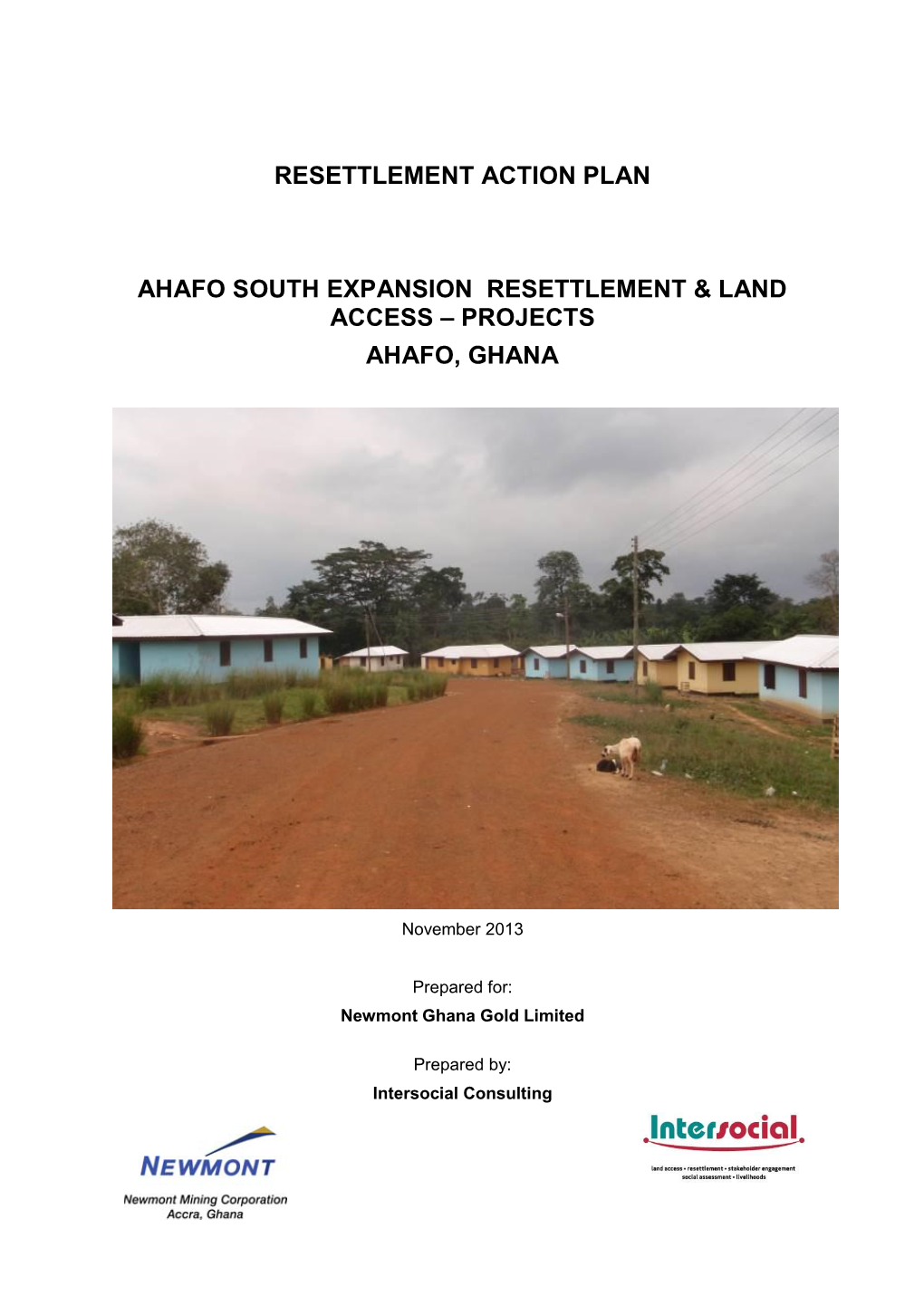 Ahafo South Expansion Resettlement & Land Access