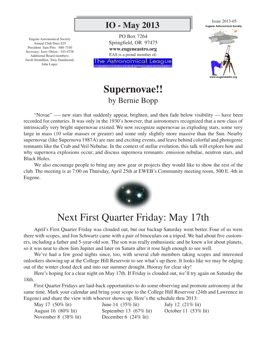 May 17Th Supernovae!!