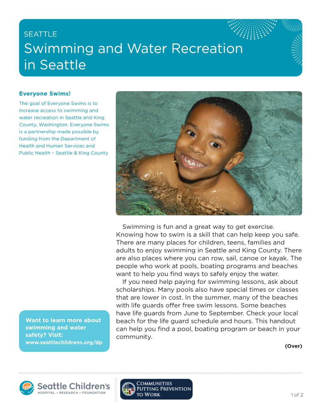 Swimming and Water Recreation in Seattle