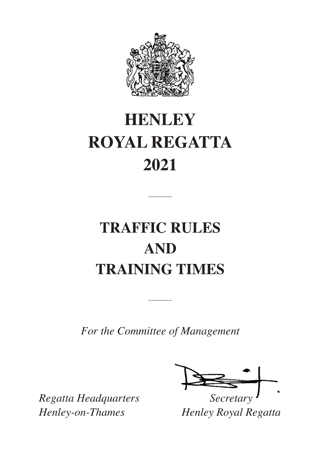 Henley Royal Regatta 2021