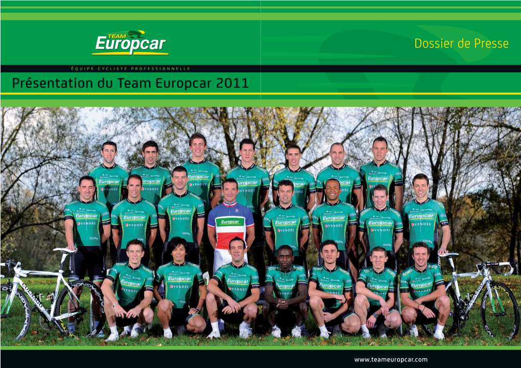 Présentation Du Team Europcar 2011