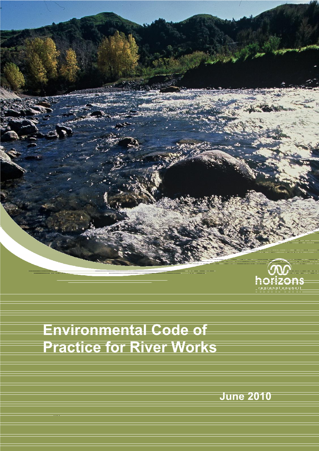 Environmental Code of Practice for River Works