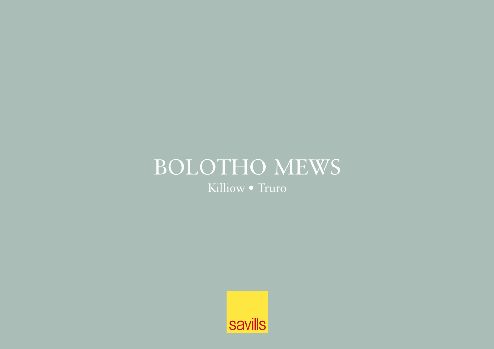 BOLOTHO MEWS 12Pp Savt.Indd