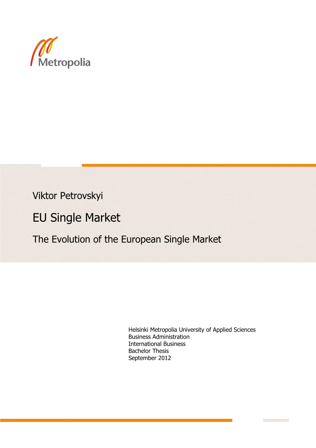 EU Single Market