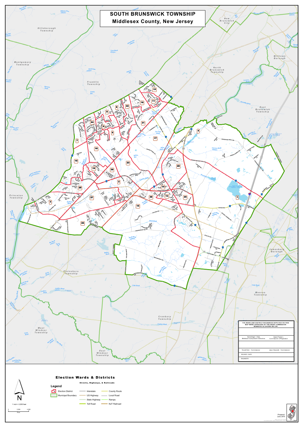 SOUTH BRUNSWICK TOWNSHIP Middlesex County, New Jersey