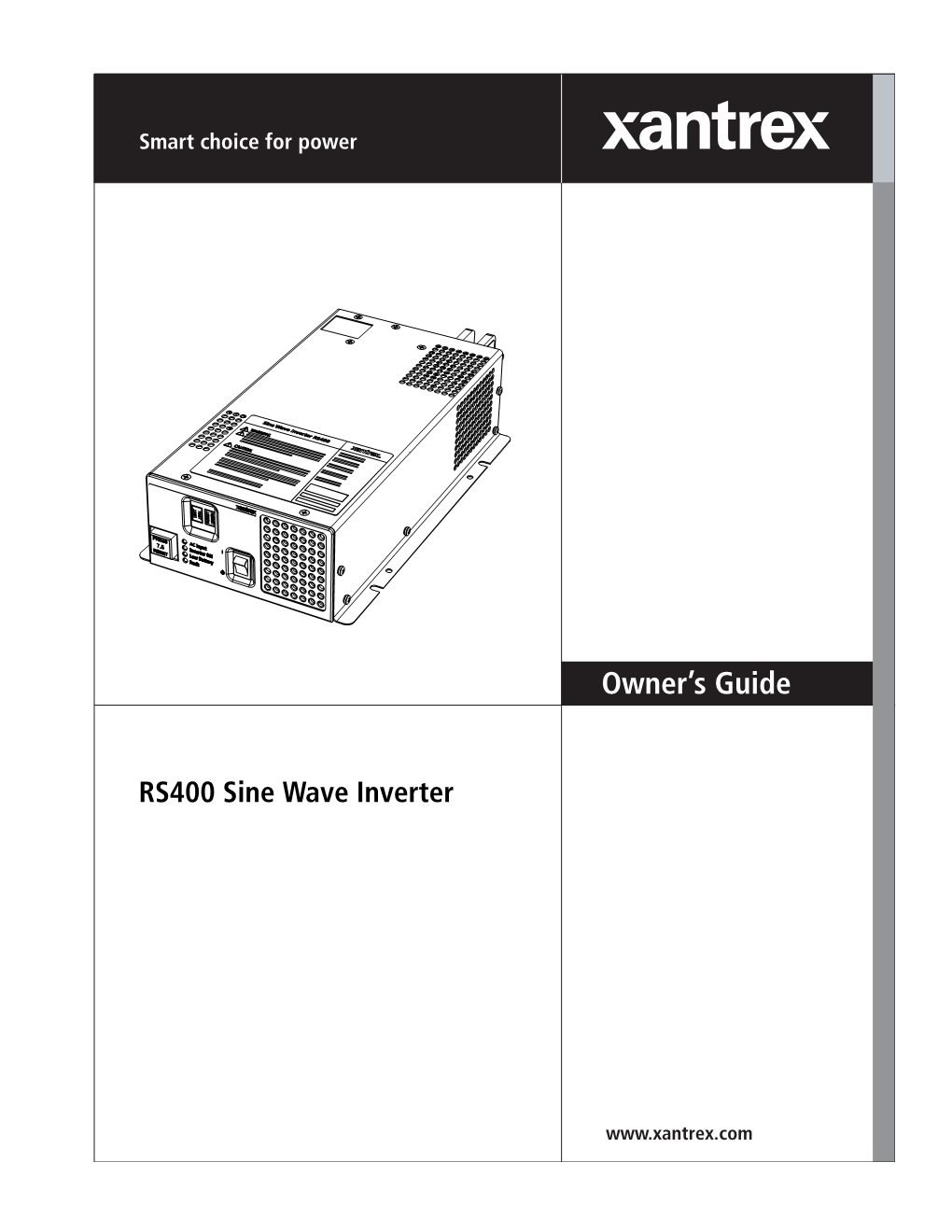 RS400 Owners Guide.Book