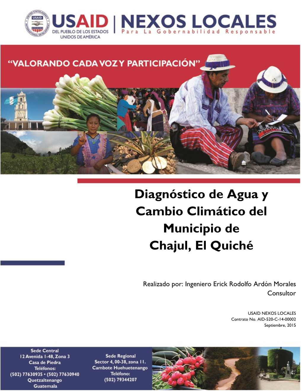 Diagnóstico De Agua Y Cambio Climático Del Municipio De Chajul