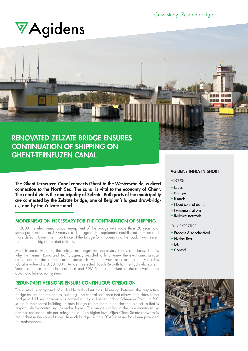 Renovated Zelzate Bridge Ensures Continuation of Shipping on Ghent-Terneuzen Canal