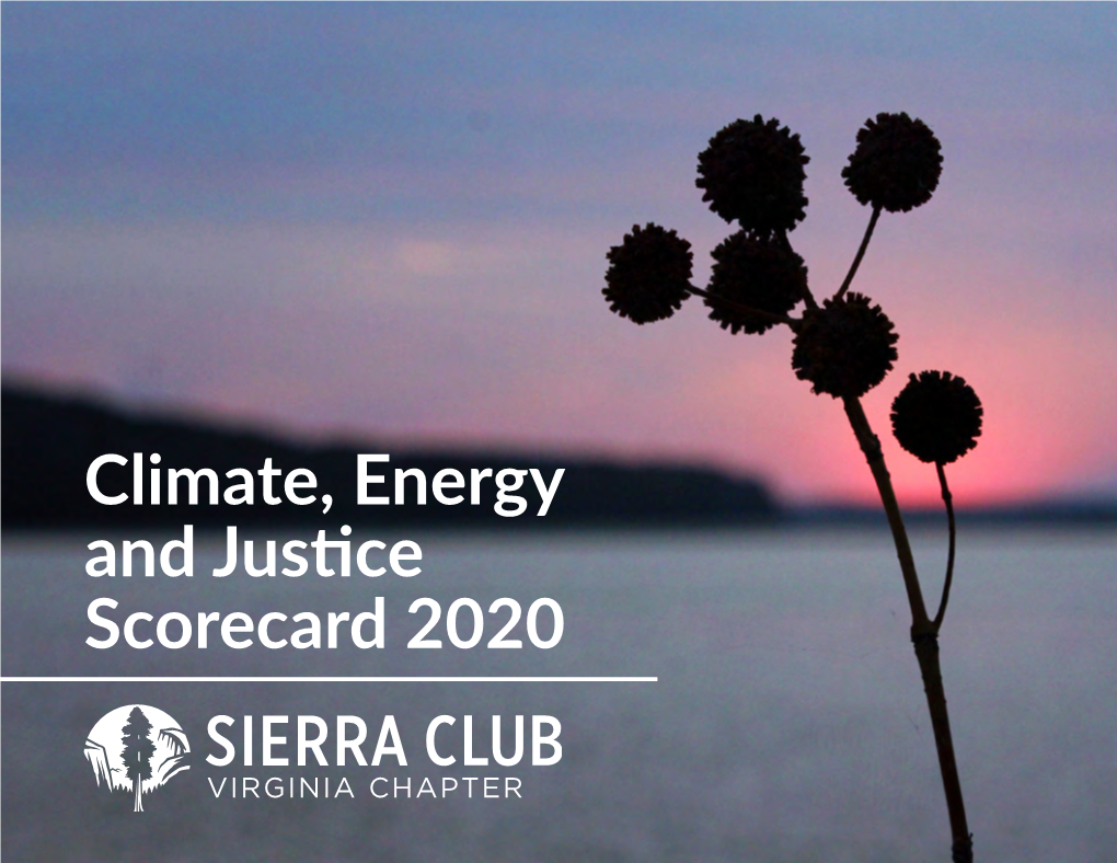 Climate, Energy and Justice Scorecard 2020