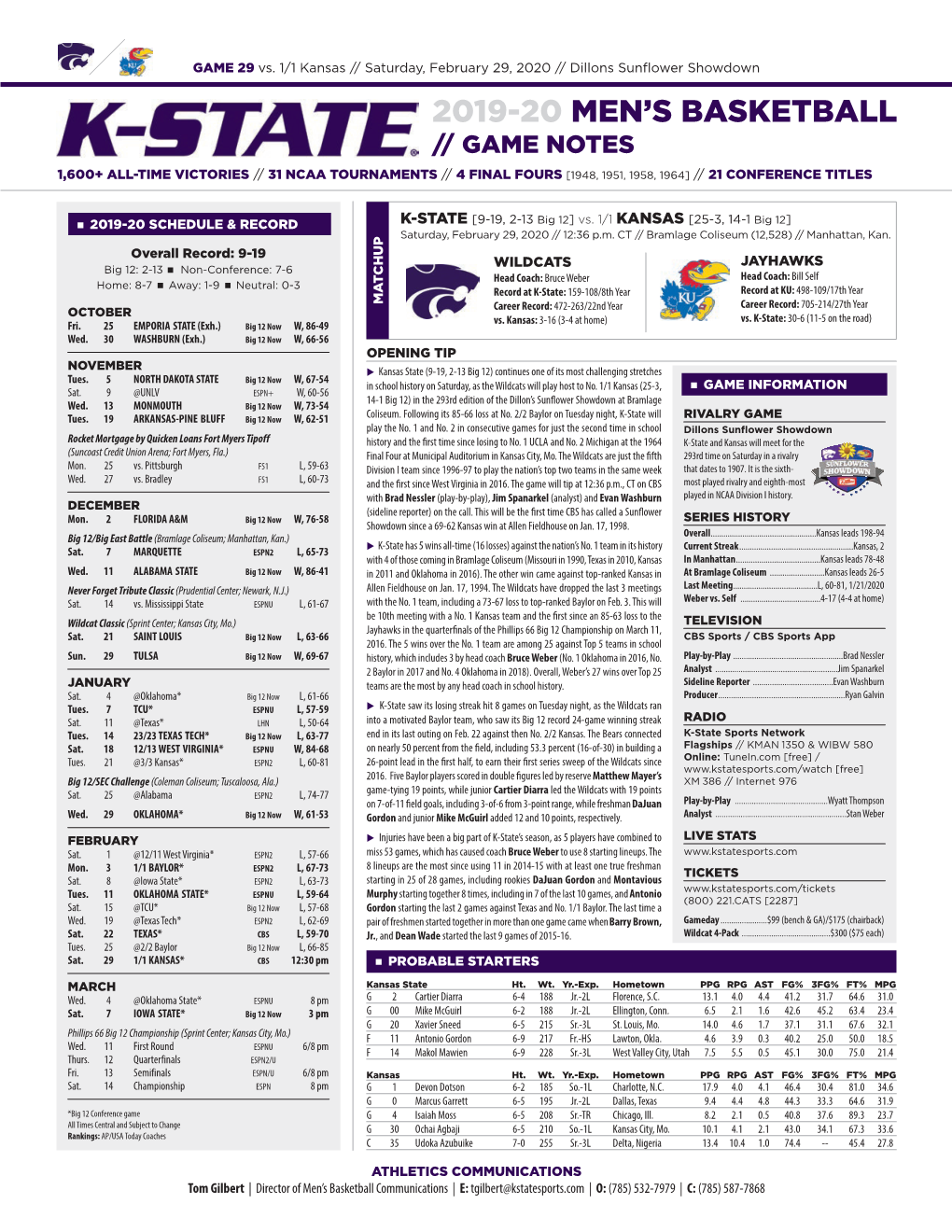 2019-20 Men's Basketball