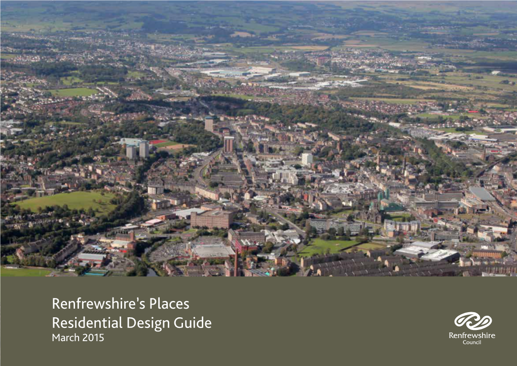 Renfrewshire's Places: Residential Design Guide (March 2015)