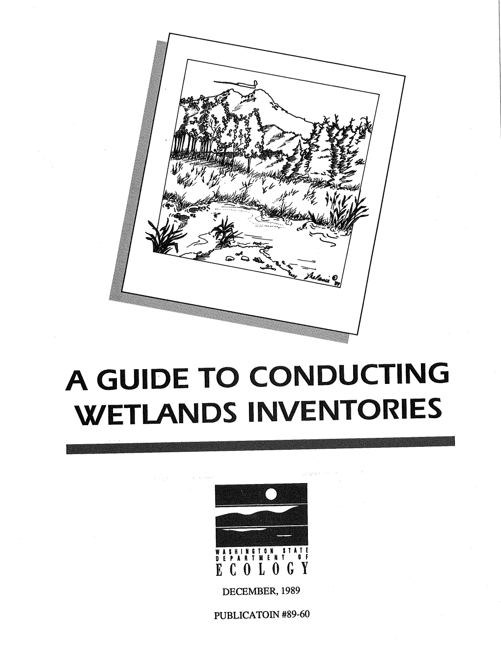 A Guide to Conducting Wetlands Inventories