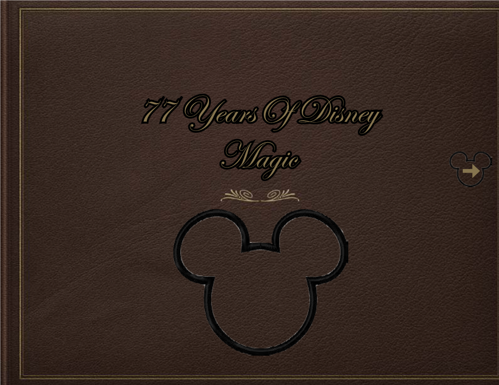 77 Yearsof Disney Magic