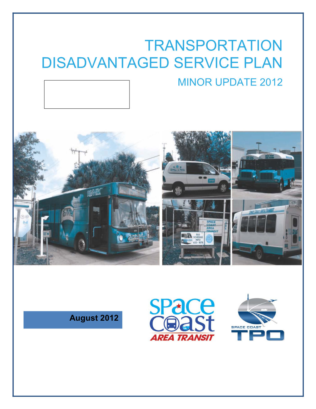 Transportation Disadvantaged Service Plan Update 2012