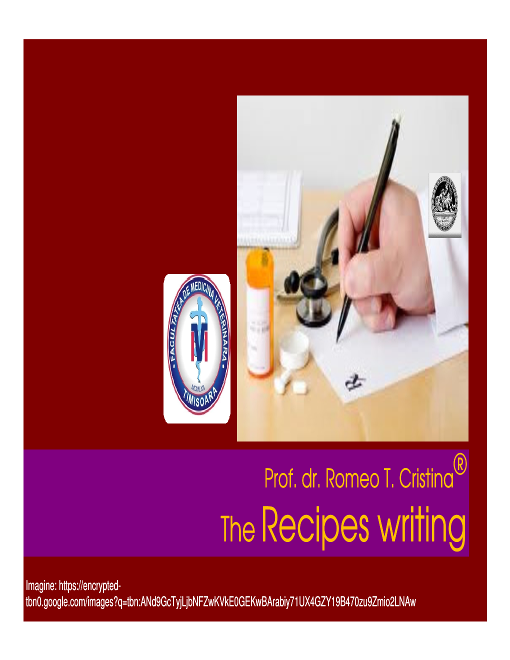 The Recipes Writing Writing