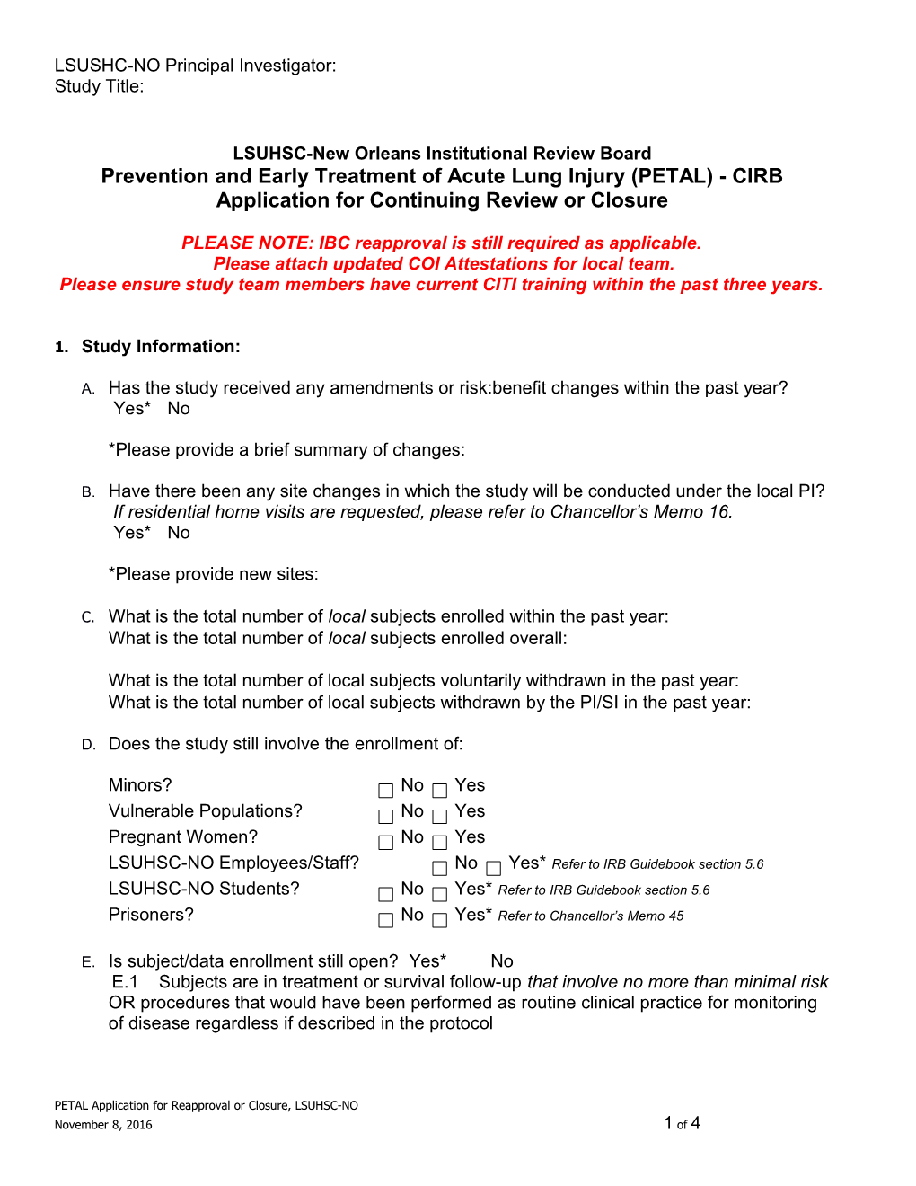 Add the Following Titles to the Exemption Catagories/ Delete the Reference to the Specific CFR