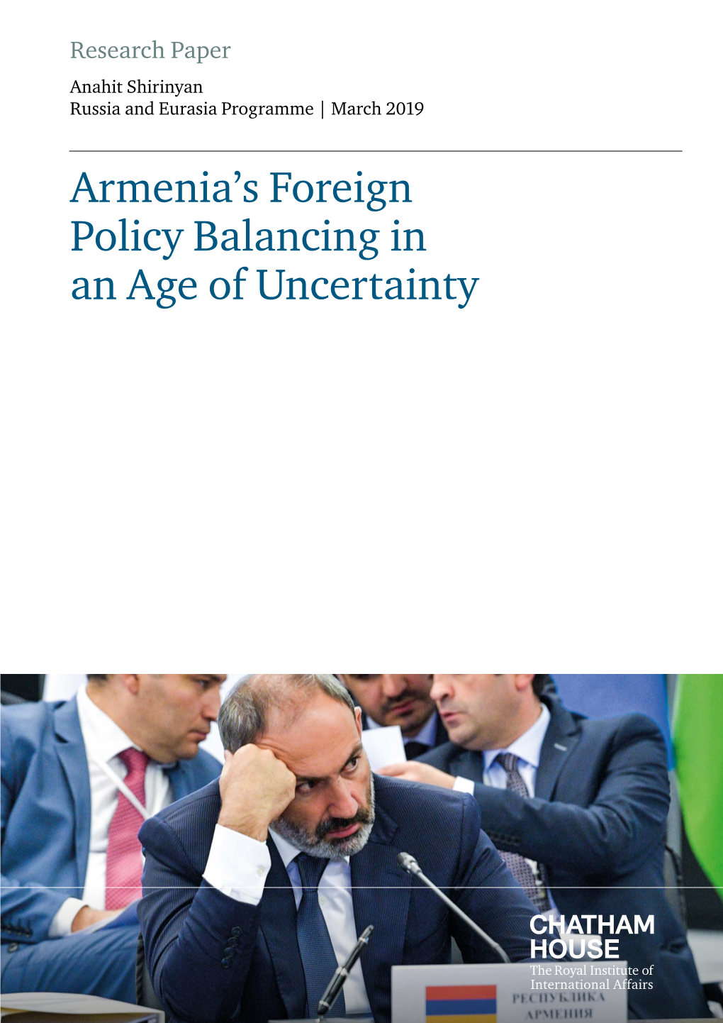 Armenia's Foreign Policy Balancing in an Age of Uncertainty