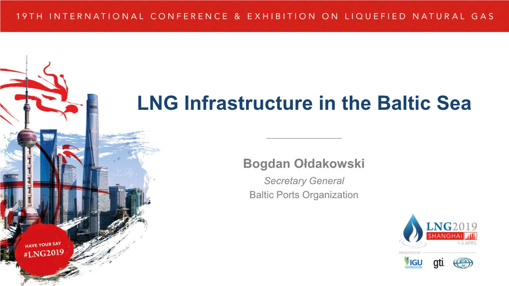 LNG Infrastructure in the Baltic Sea