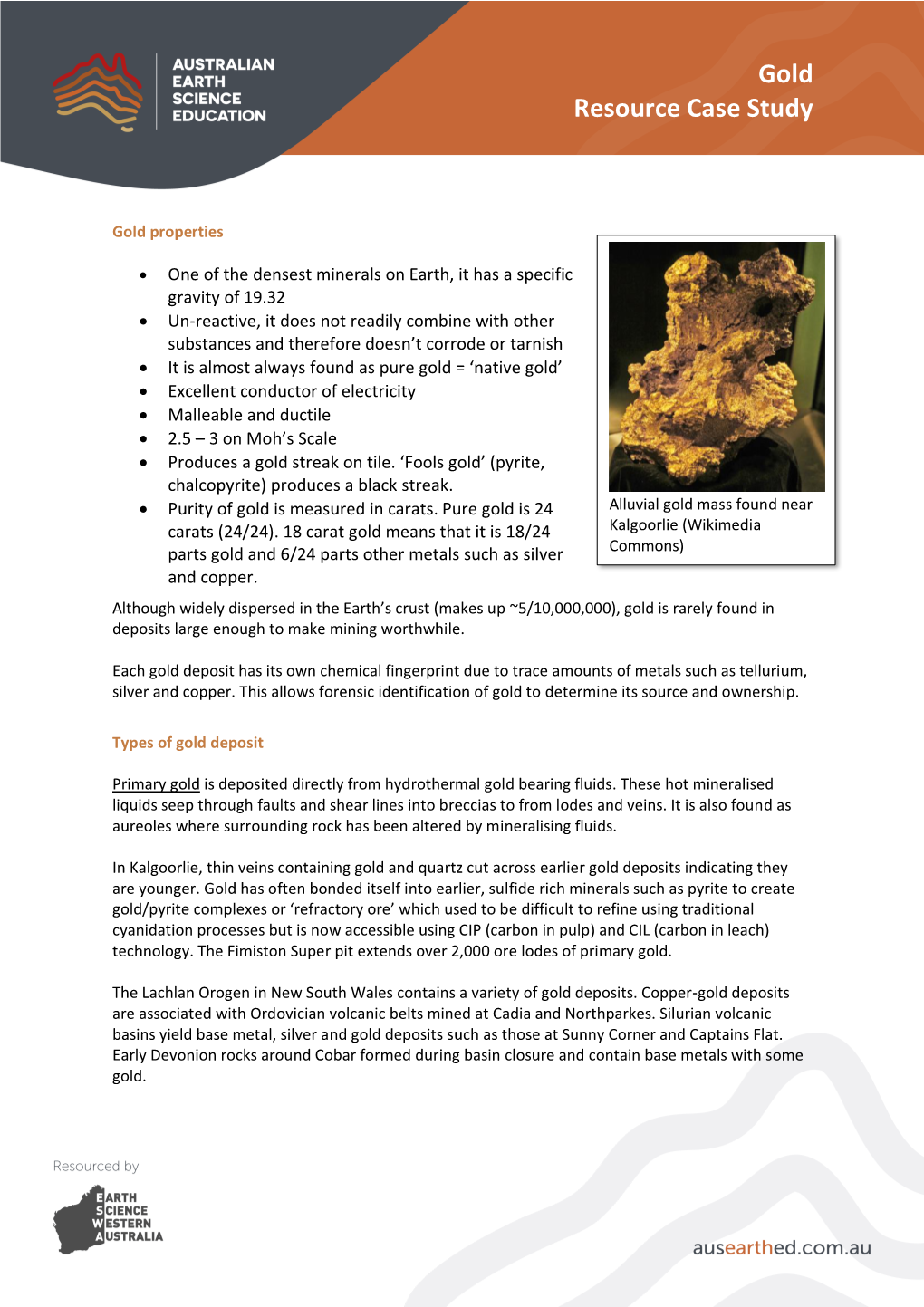 Gold Resource Case Study