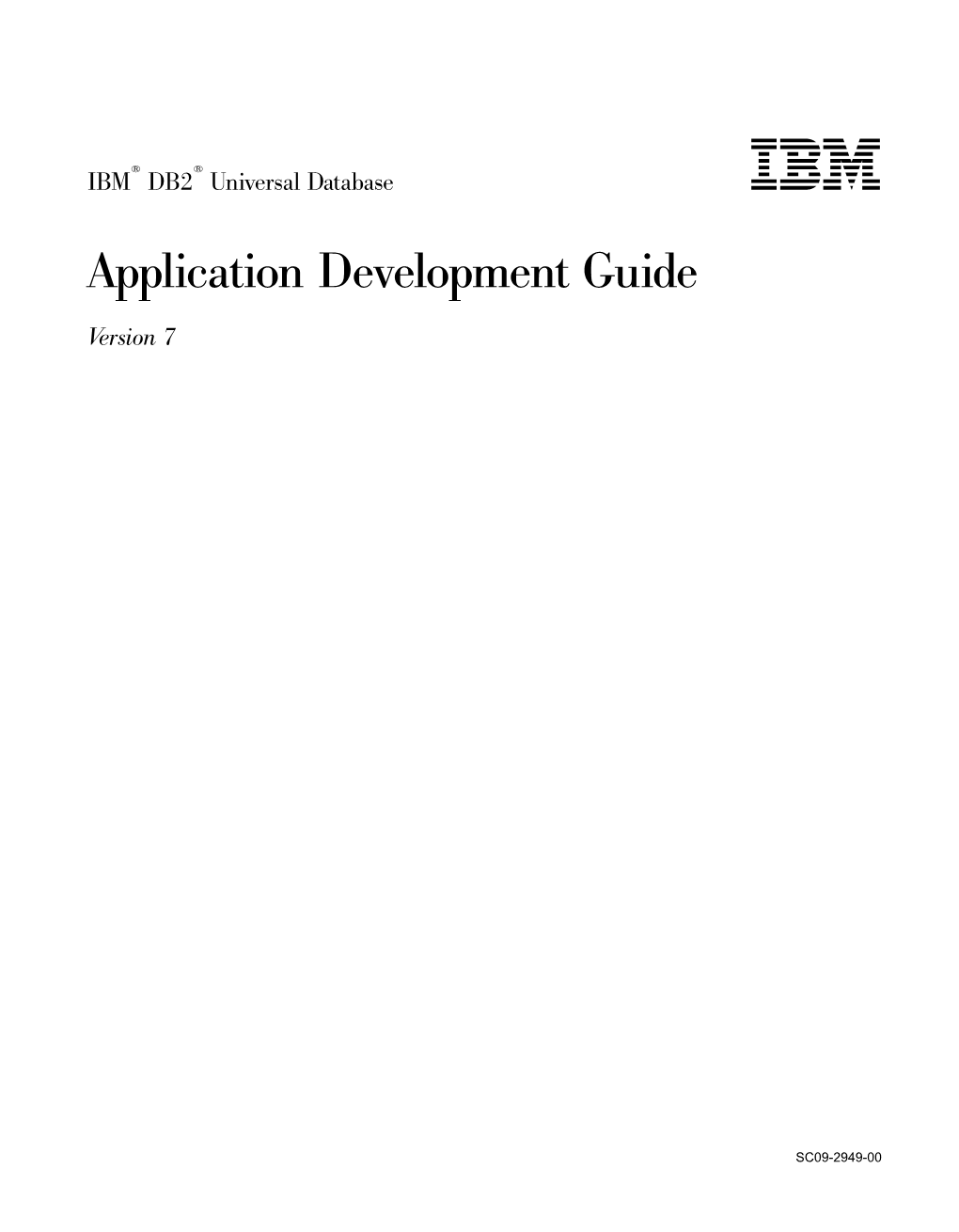 Application Development Guide Ve R S I O N 7