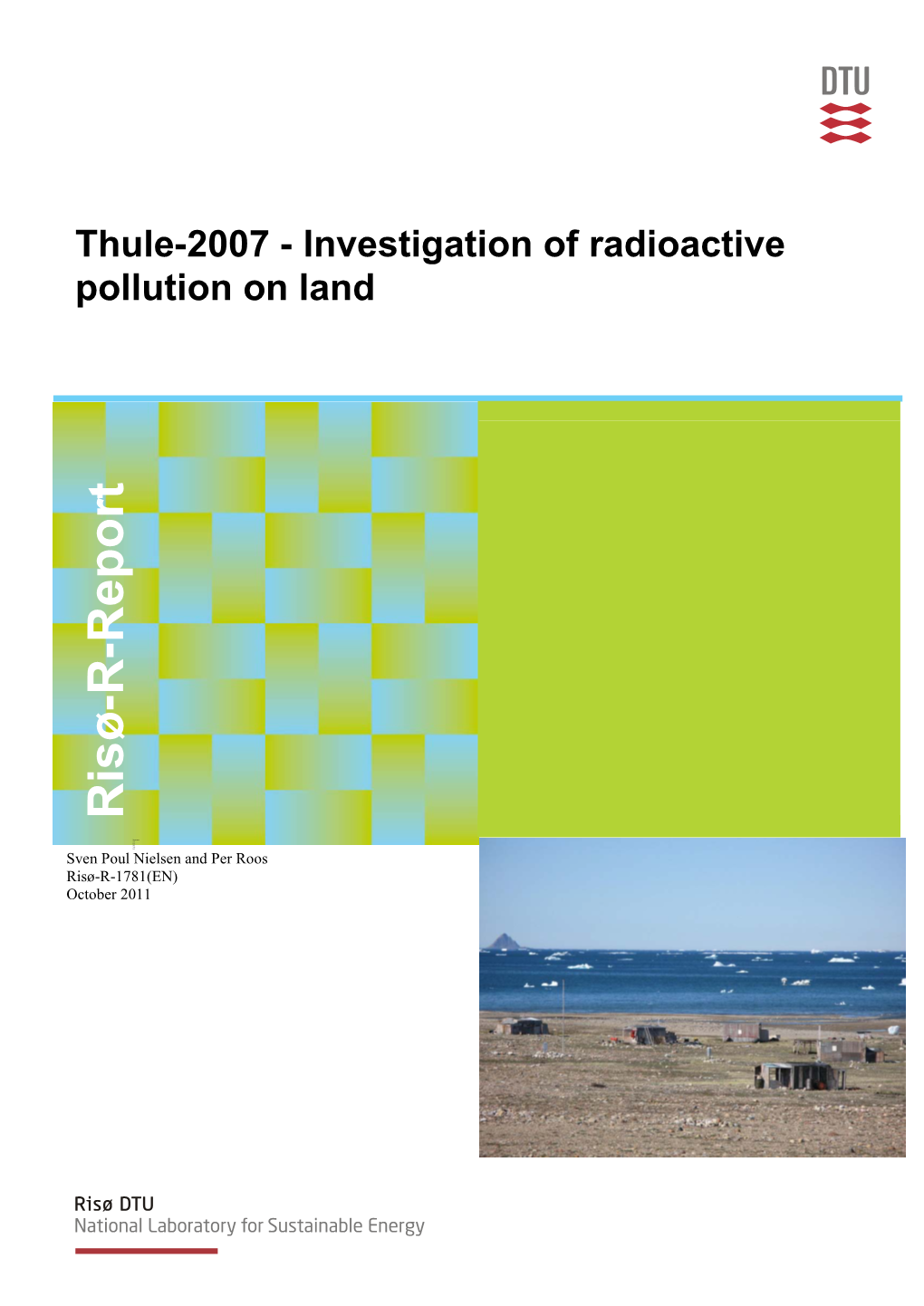 Thule-2007 - Investigation of Radioactive Pollution on Land