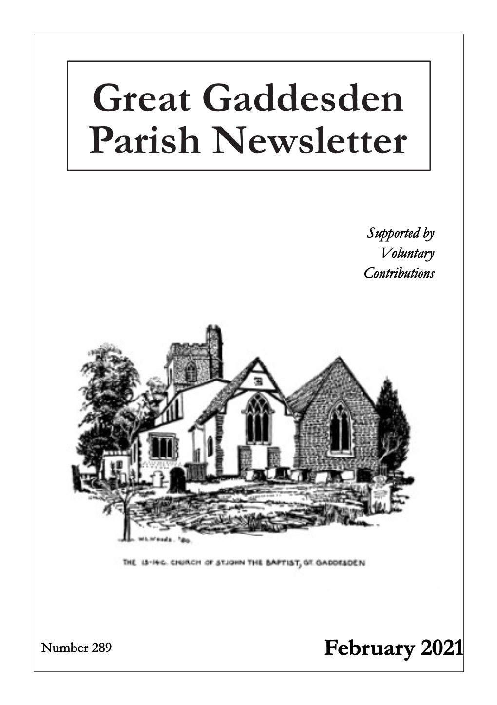 Great Gaddesden Parish Newsletter