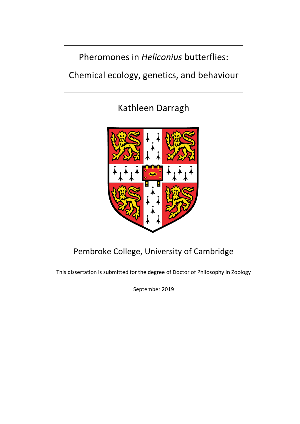 Pheromones in Heliconius Butterflies: Chemical Ecology, Genetics, and Behaviour