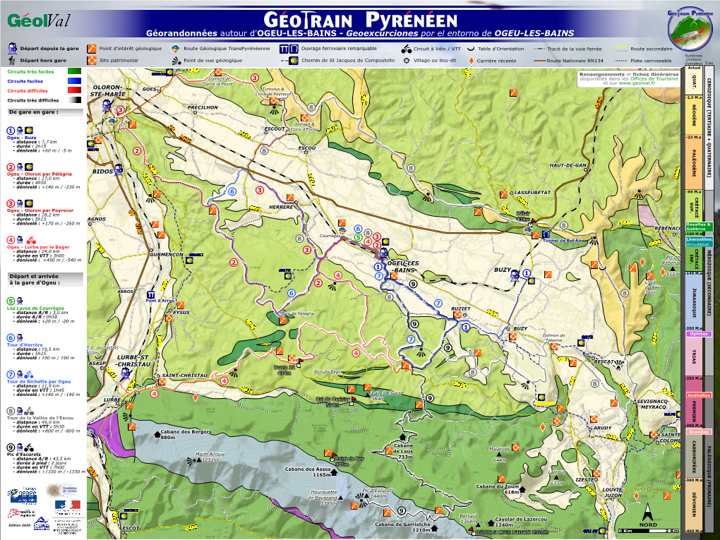 Geoexcurciones Por El Entorno De OGEU-LES-BAINS