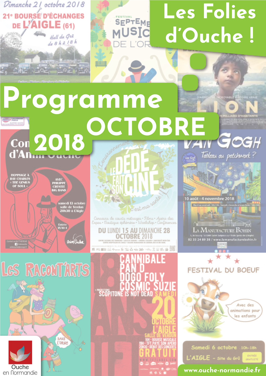 Programme OCTOBRE 2018