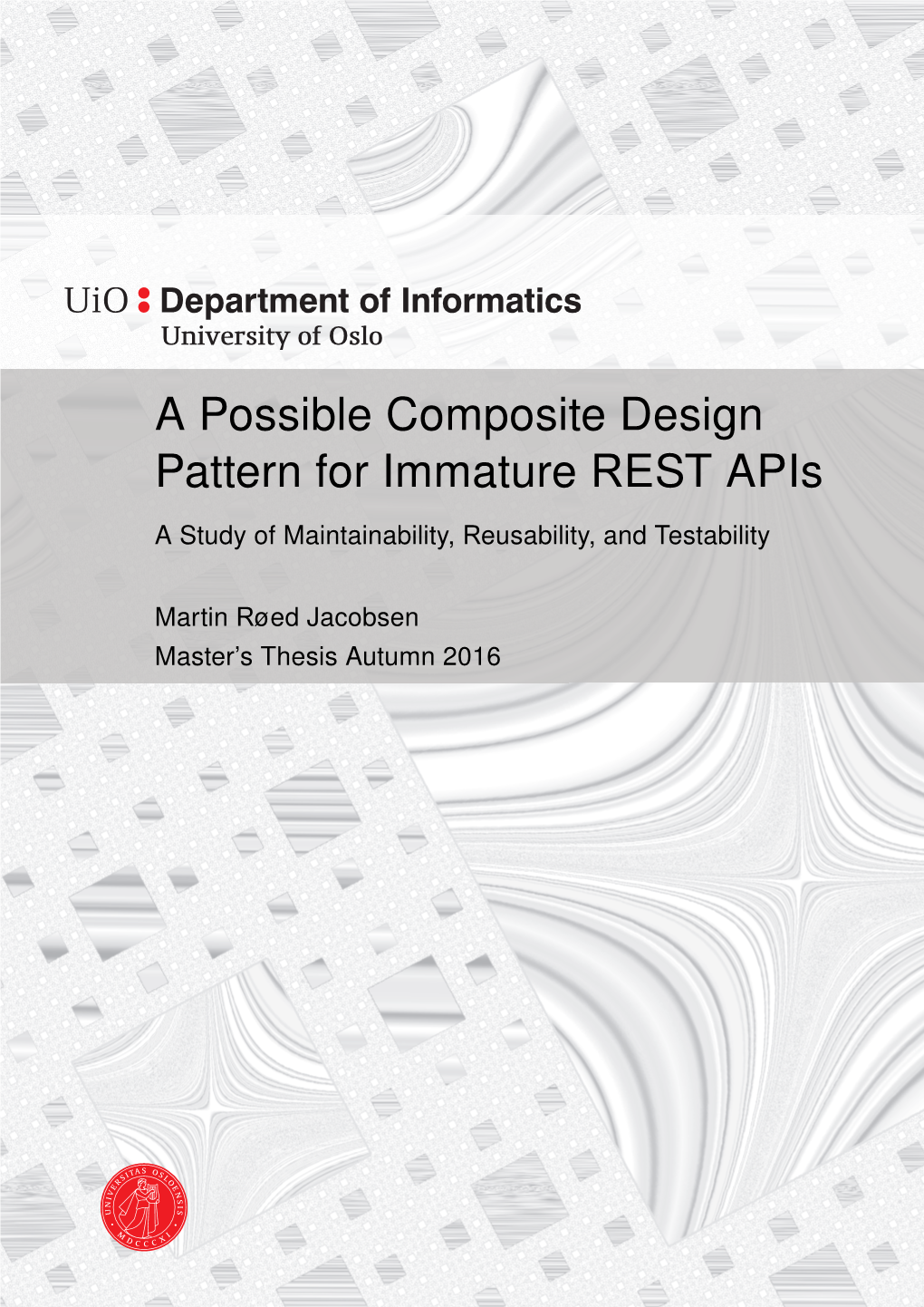A Possible Composite Design Pattern for Immature REST Apis