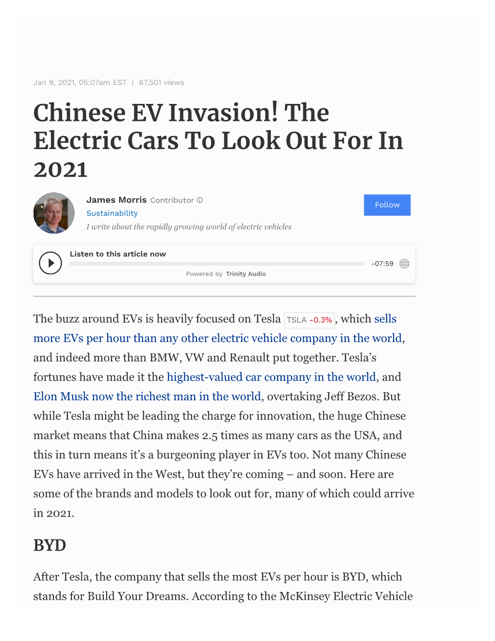 Chinese EV Invasion! the Electric Cars to Look out for in 2021