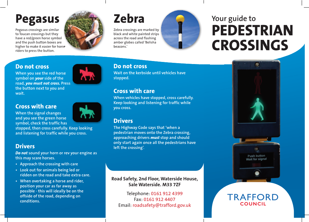 A Guide to Pedestrian Crossings