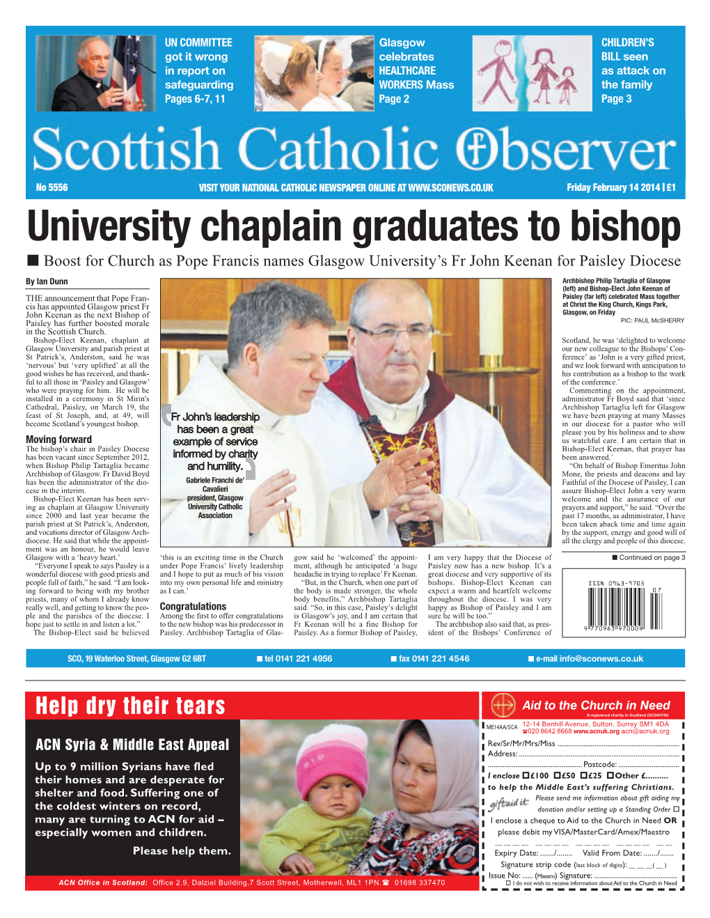 University Chaplain Graduates to Bishop
