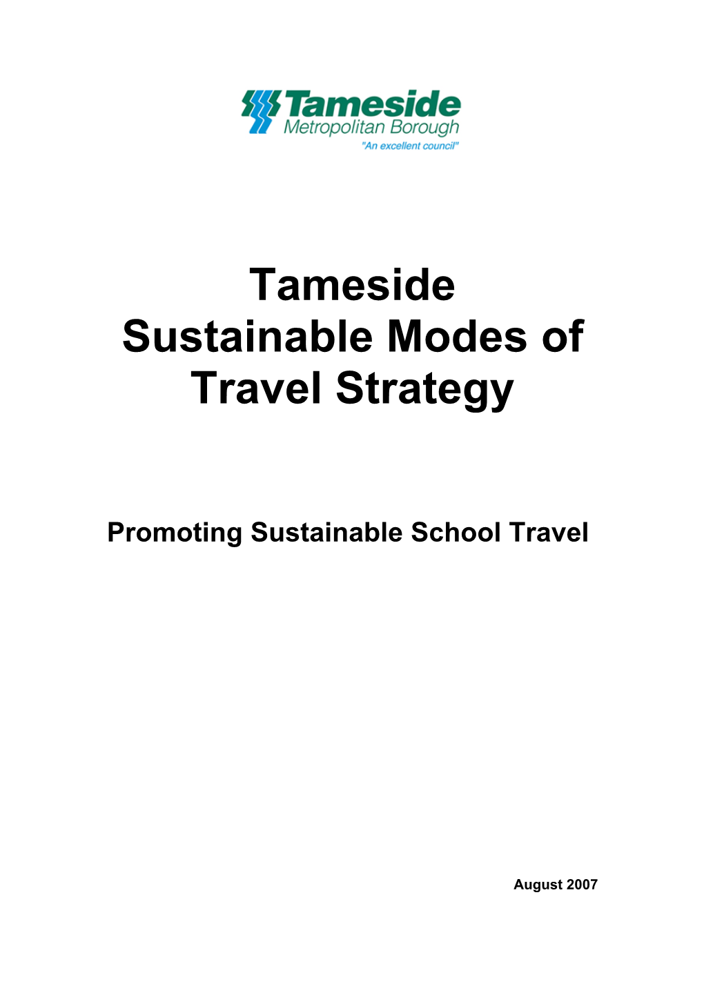 Sustainable Modes of Travel Strategy