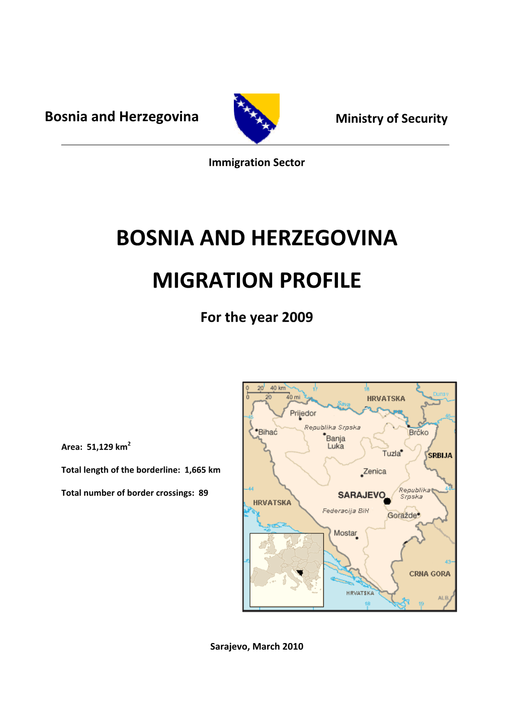 Bosnia and Herzegovina Migration Profile