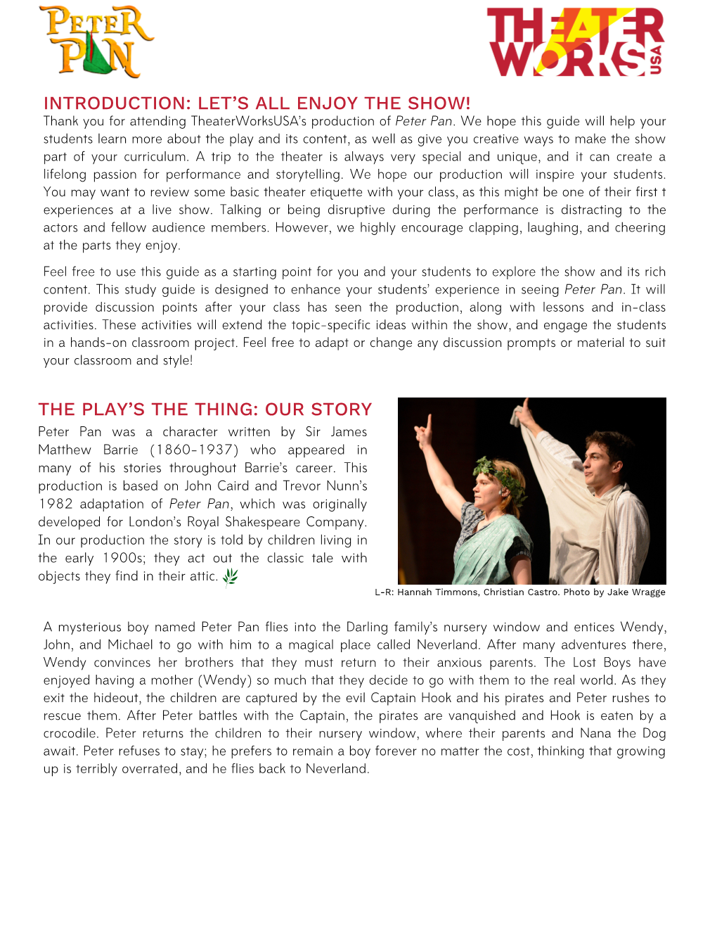 Peter Pan Study Guide Draft 1