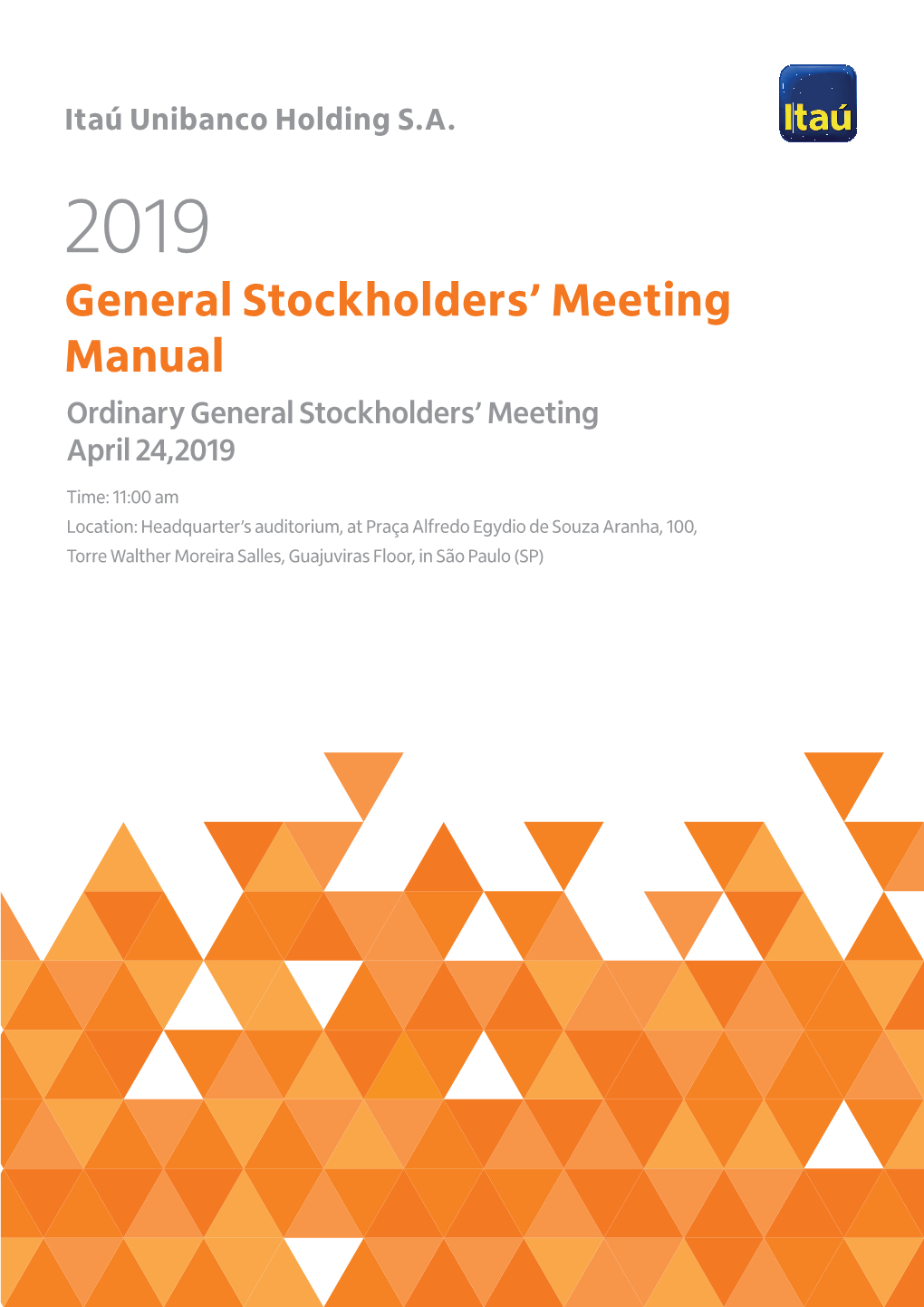 General Stockholders' Meeting Manual