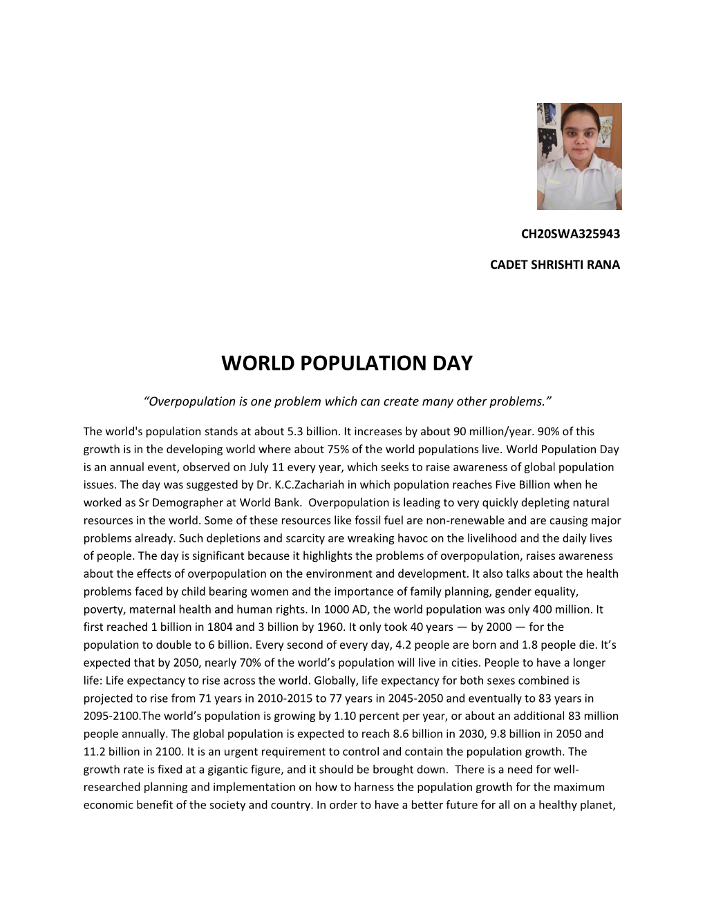 World Population Day