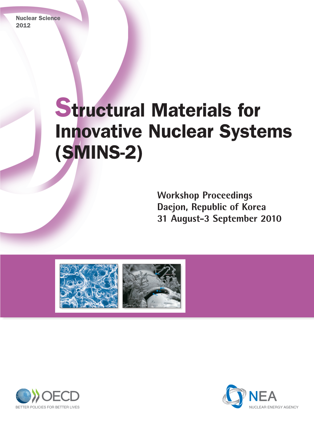 Structure Materials for Innovative Nuclear Systems (SMINS-2), Workshop Proceedings, Daejon, Republic of Korea, 31 August-3Septem