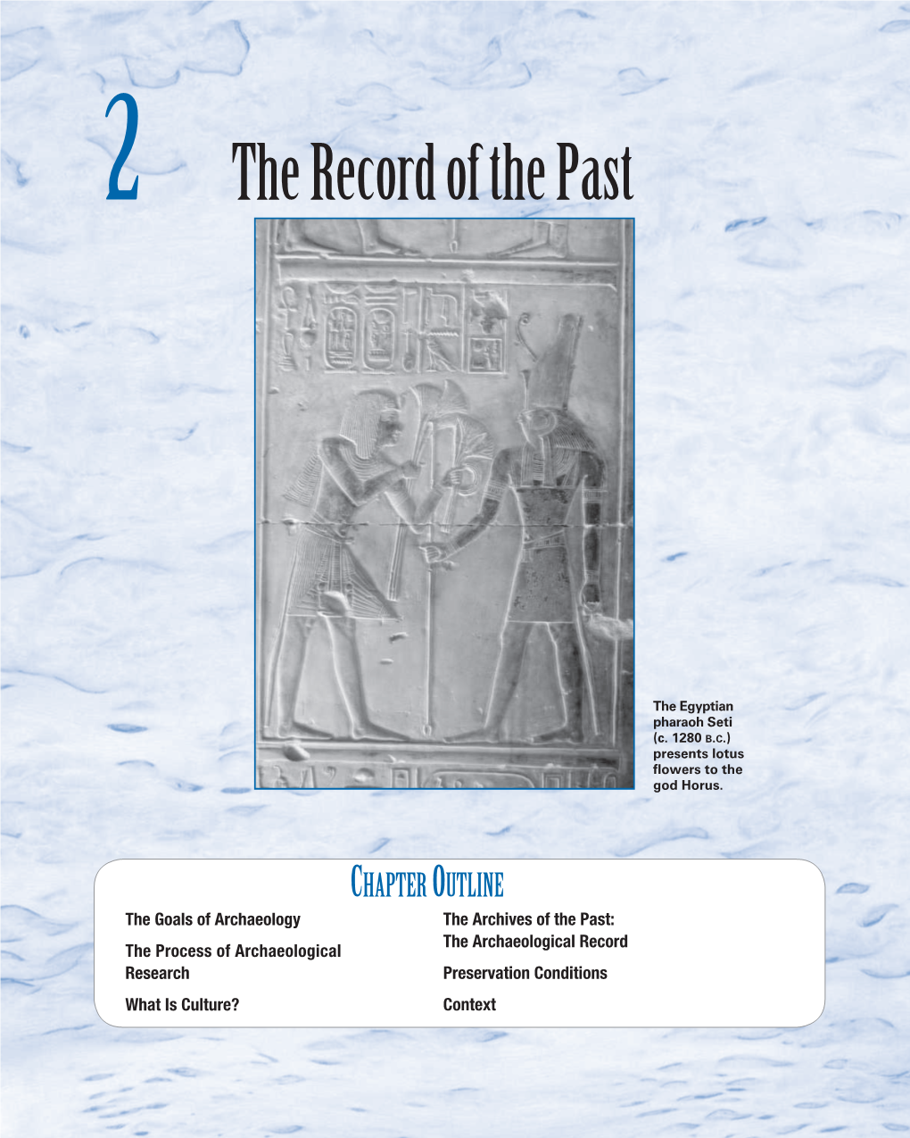 2 the Record of the Past